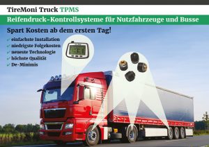 Système de surveillance de la pression des pneus pour camion TireMoni